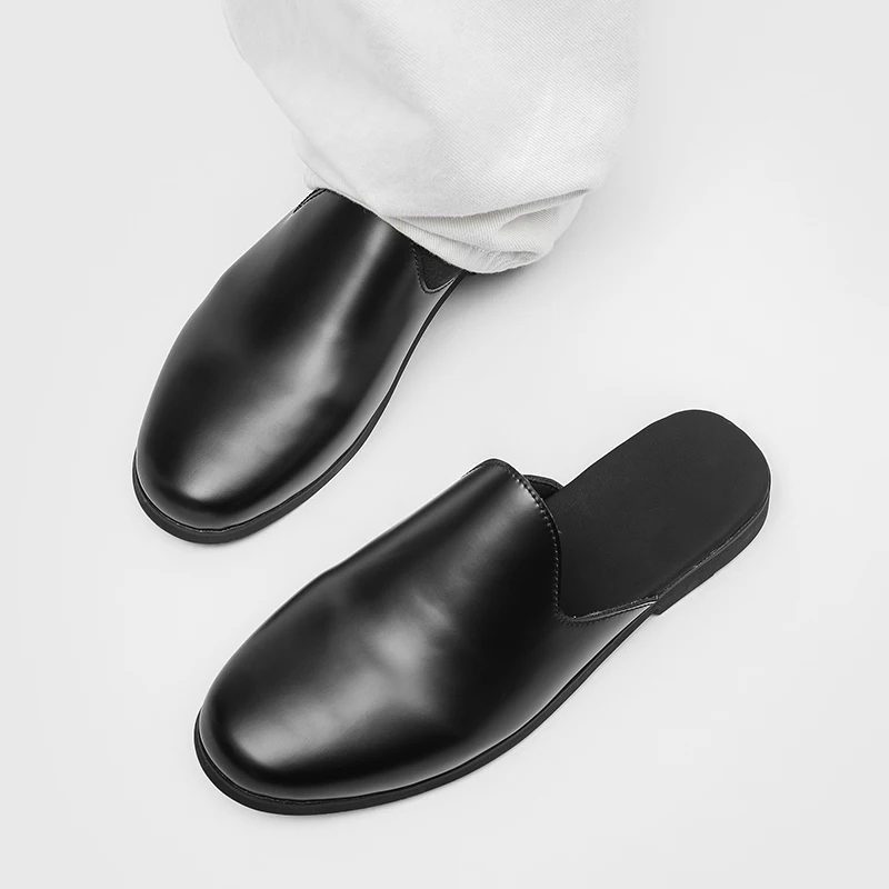 

DIMANYU Men's Muller Shoes 2026 New Spring Closed-Toe Men's Slippers Casual Large Size Flat Outdoor Men's Slippers