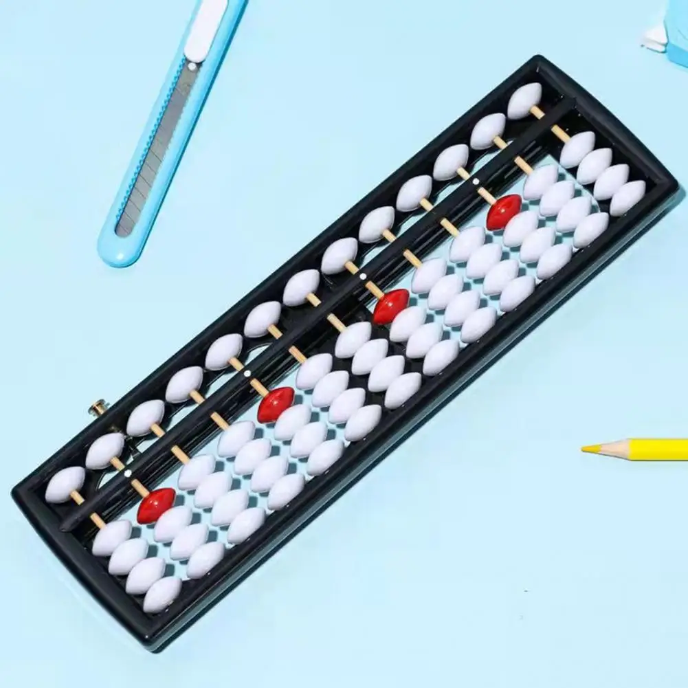 13-Row 5 Beads Student Abacus Mathematics Standard Abacus Soroban Learning Games Educational Toy Kids Beads Calculating Tool