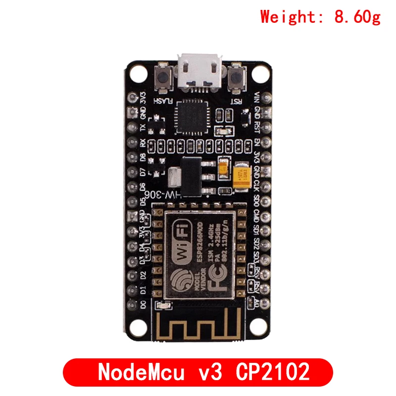 Picture 7: Wireless Module CH340/CP2102/CH9102X NodeMcu V3 V2 Lua WIFI Internet of Things Development Board Based ESP8266 ESP-12E