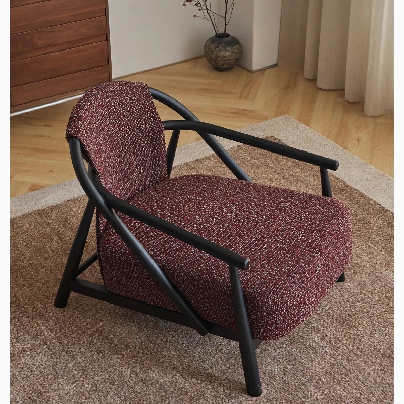 

Кресло для отдыха в средневековом стиле Piaget, французский ретро-дизайн, для гостиной, из ясеня, с высокой спинкой, одноместное.