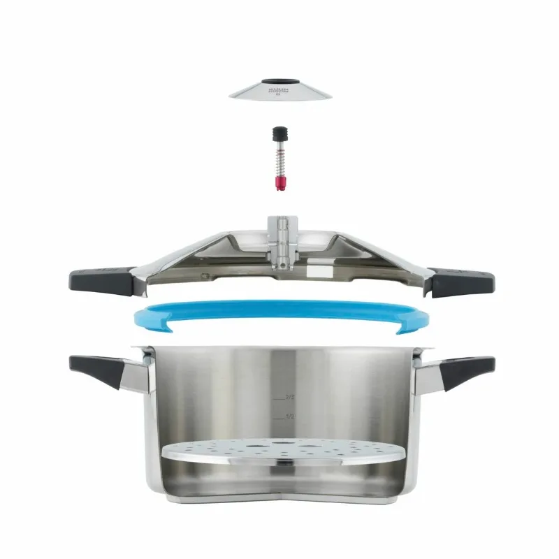 Hotel Stainless Steel Pressure Cooker with Side Grips, 12 Litre / 28 cm