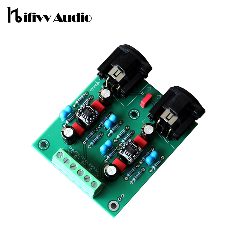 OPA1612 RCA to XLR Converter Board Dual Channel MBL6010D Unbalanced Preamplifier to Balanced Module 133dB SNR Low Distortion