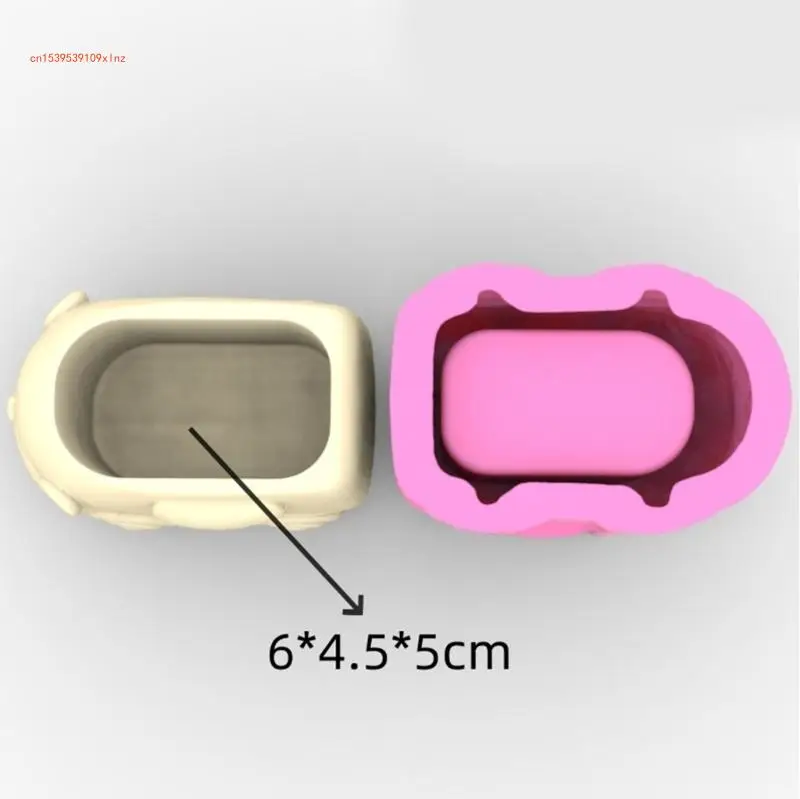 DIY Flower Pots Mold Silicone Concrete Mold Animal Car Silicone Vase Molds