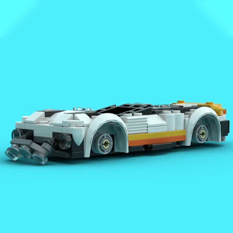 

119PCS MOC Crushed Car Creative Vehicle DIY Educational Model Building Blocks Birthday Toys Gift Assembly for Kids