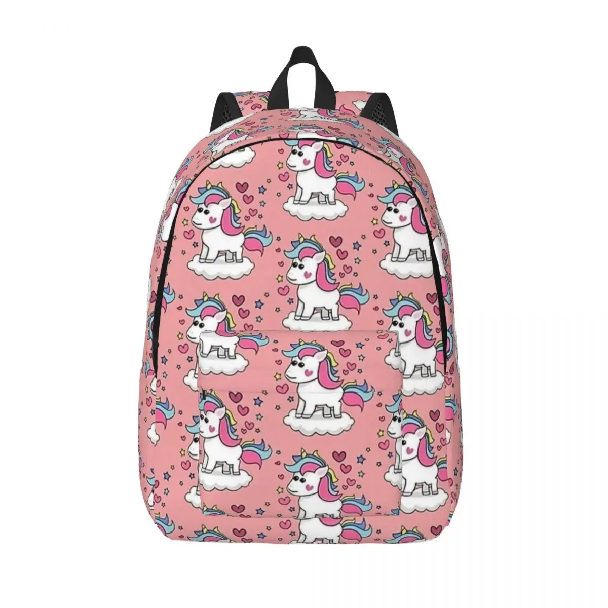 Unicorn Lover Backpack para pré-escolar, estudante da escola primária, colorido Art Cartoon Book Bags, menino, menina, Kids Daypack, ao ar livre, bonito