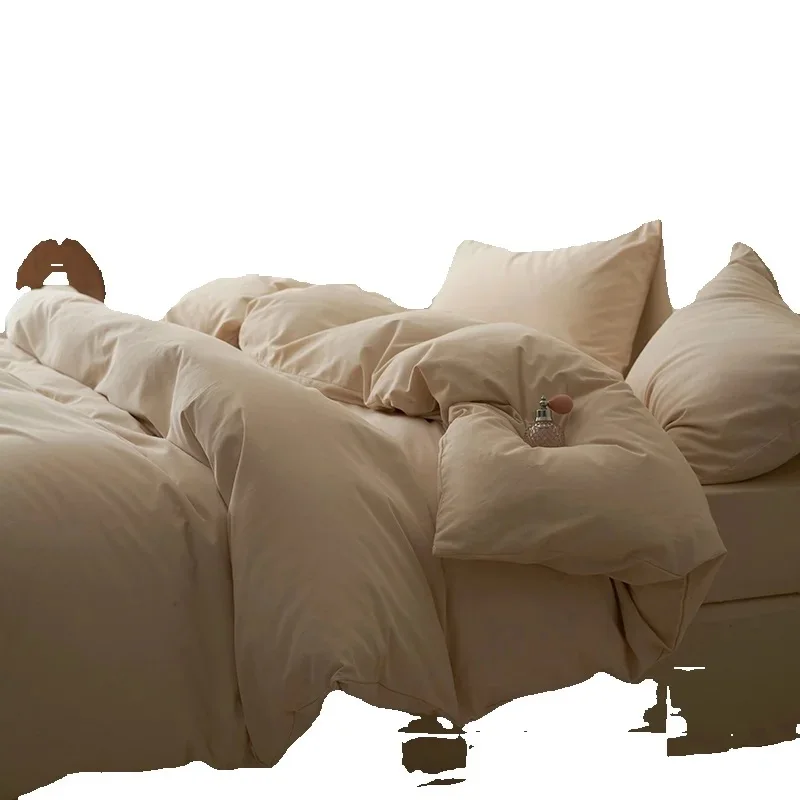 Однотонный комплект пододеяльников из плотного матового хлопка, 100% хлопок, домашнее постельное белье, темный цвет, одеяла OEKO-TEX, однотонный, высокое качество