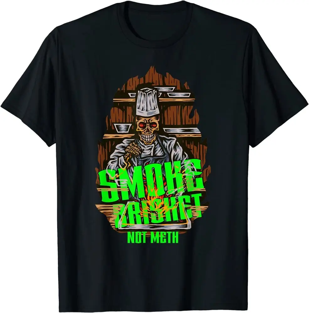 Pun Smoke Brisket Funny Grilling-Master BBQ Skeleton T-Shirt   Anime Graphic T-shirts for Men Clothing Women