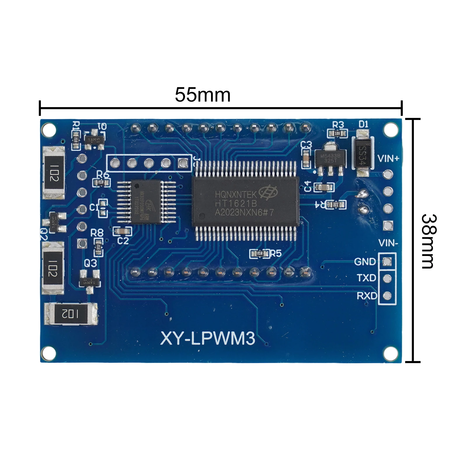 Signal Generator LCD 3-way for pwm Module LCD Display for pwm Amplitude Wave 1HZ~150KHZ 3 Channels for pwm Output Plastic