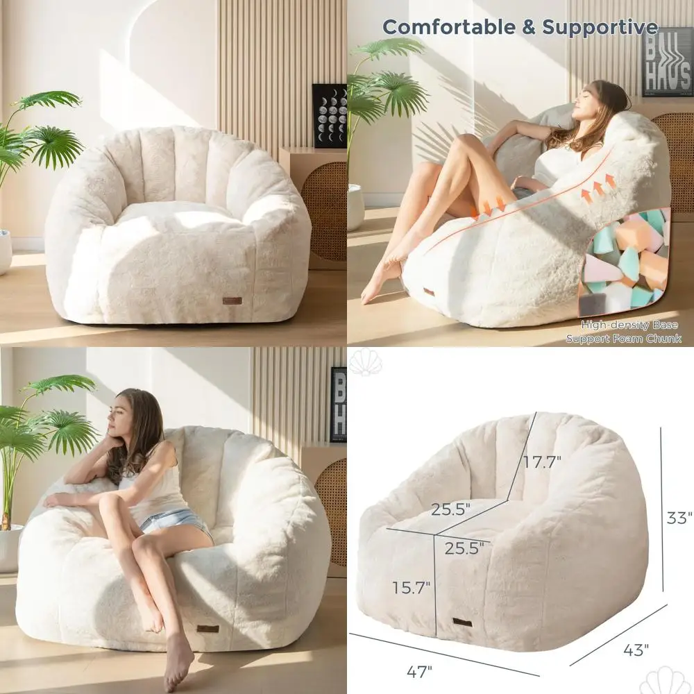 Set of 8 Round Floor Pillows - 22 Inch Diameter, Comfortable Seating Cushions for Kids, Ideal for Classrooms and Flexible Arrang