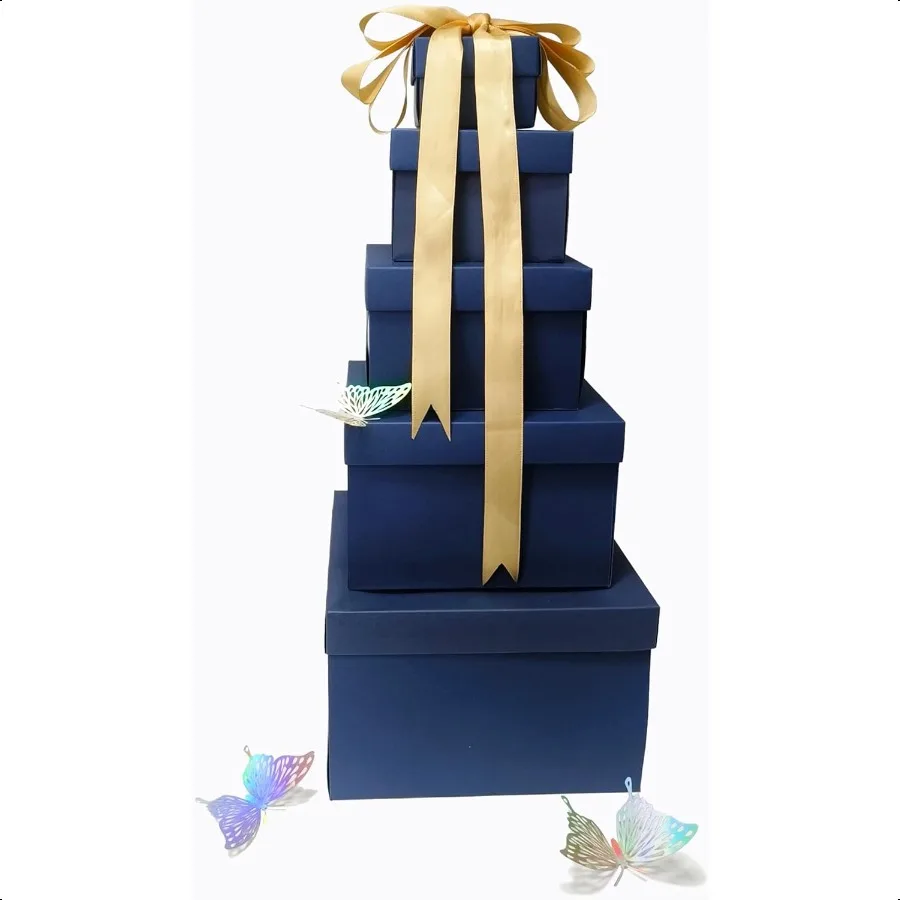 Explosion DIY Explosion Gift Box with FiveStory Main Part Assembled Surprise SnackFiveStory Box for Birthday Gift Anniversary V