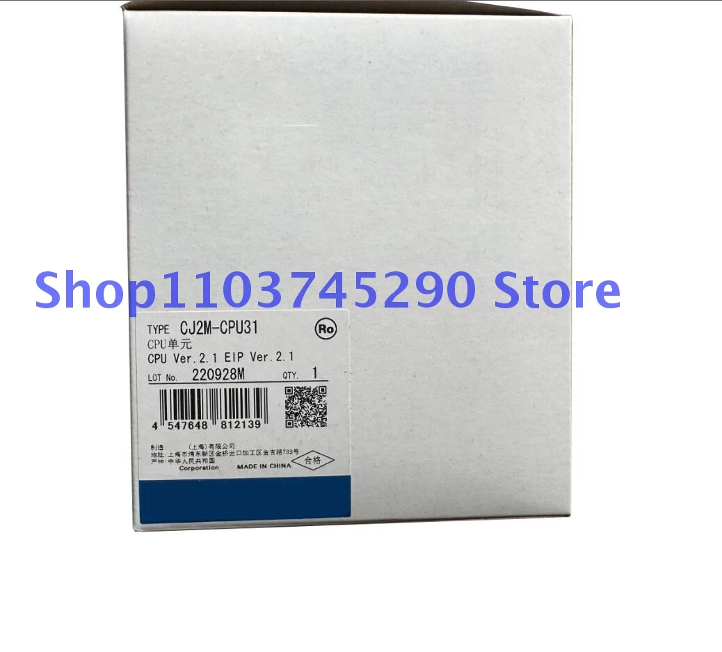 1PCS CJ2MCPU31 In Box CJ2M-CPU31 Original Brand New Fast Shipping PLC Module CJ2M CPU31