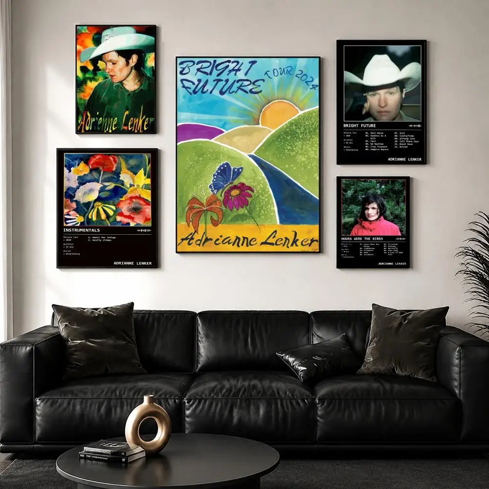 Singer Music Album A-Adrianne Lenker Poster Decorative Wall Art Stickers Mural Photo Print for Home Living Room Hallway Decor
