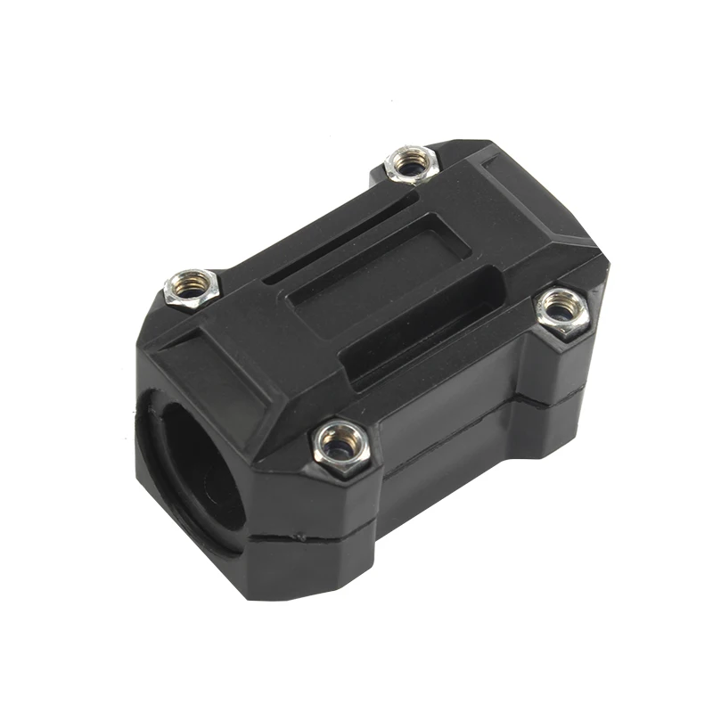 Motorcycle bumper anti drop block protective equipment anti drop rubber bumper decorative block  22/25/28mm universal