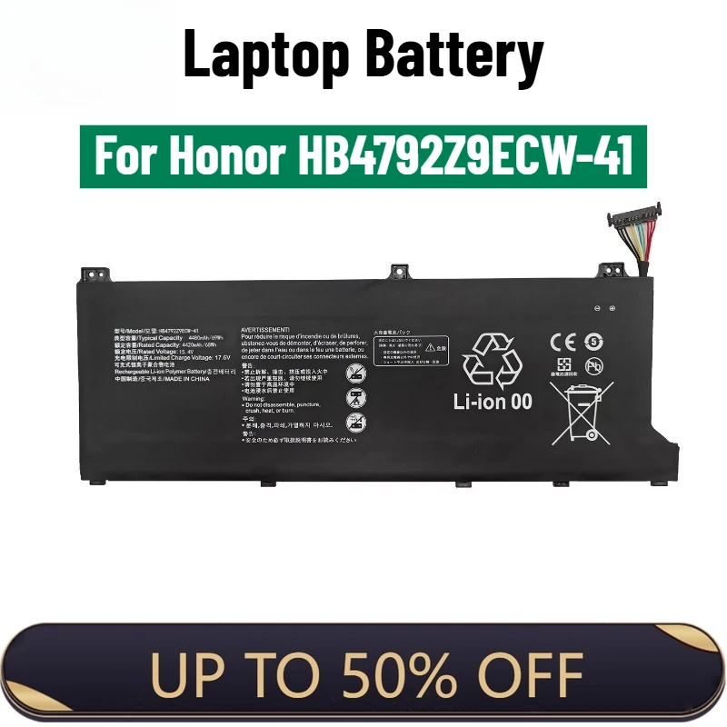 

Laptop Battery for Honor NlR-WAQ9HNRP NlR-WAP9HNRP HB4792Z9ECW-41