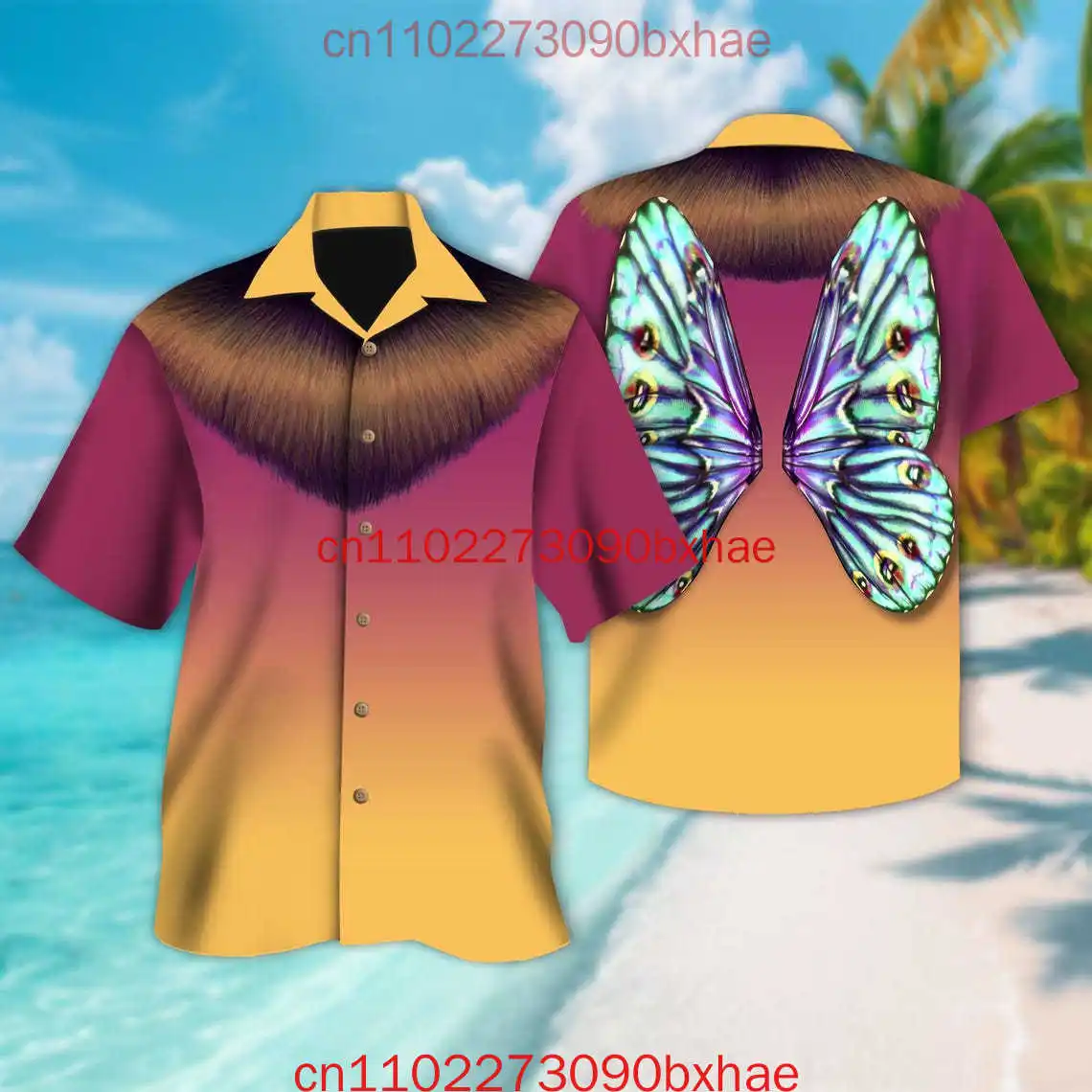 

A Bug's Life Men's Hawaiian Shirt 3D Print Fashion Street Men's And Women's Children's Halloween Short sleeved Button Up Shirt