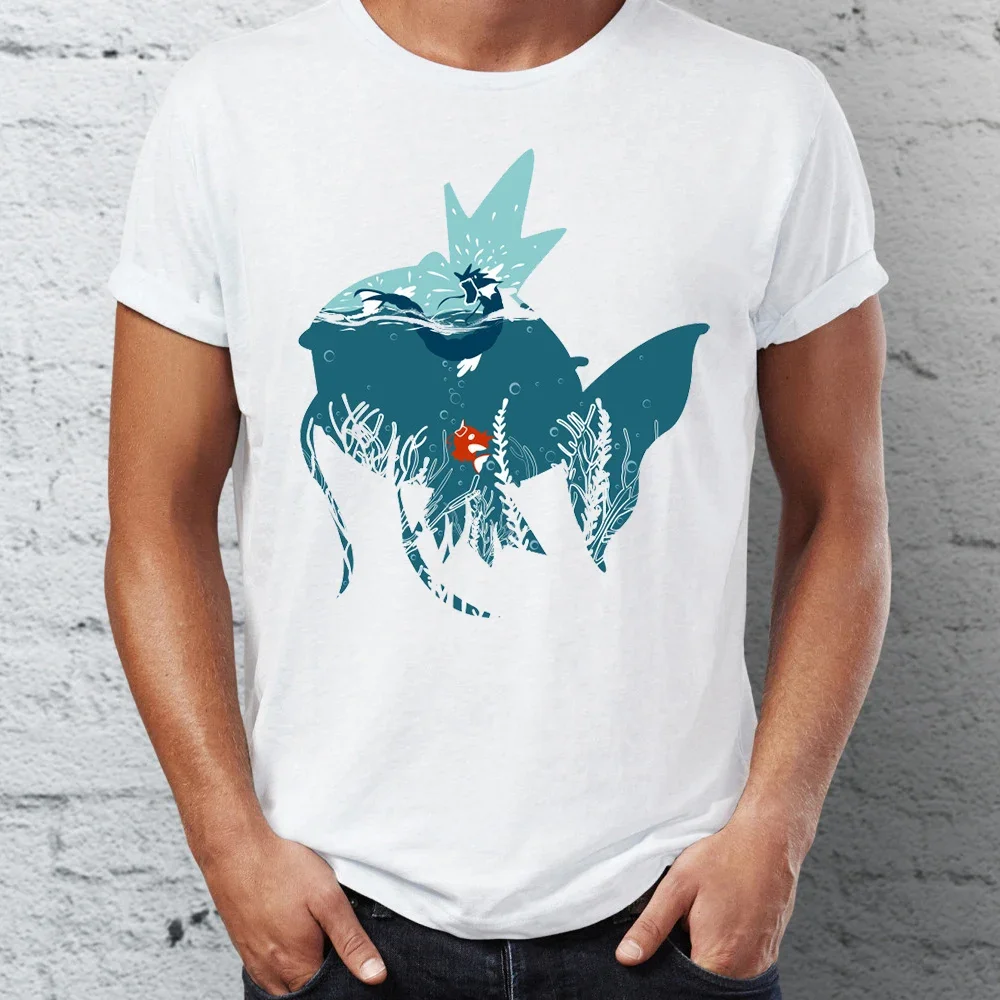 Karp Movie Staring Magikarp And Gyarados Gaming Tshirt Cool Tees Tops Harajuku  Summer Men's T-shirt