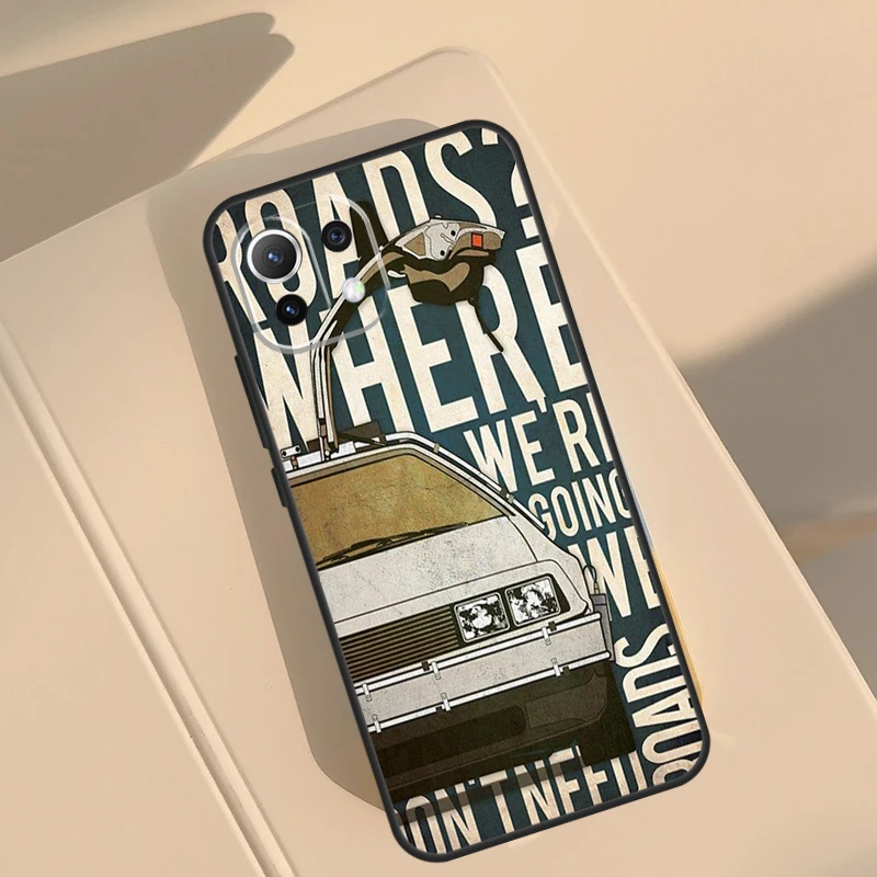 Funda DeLorean de Regreso al Futuro para Xiaomi 15 Ultra 17 Pro Max 13T 14T 15T POCO F8 Ultra F7 X5 X6 F5 F6 X7 X8 Pro