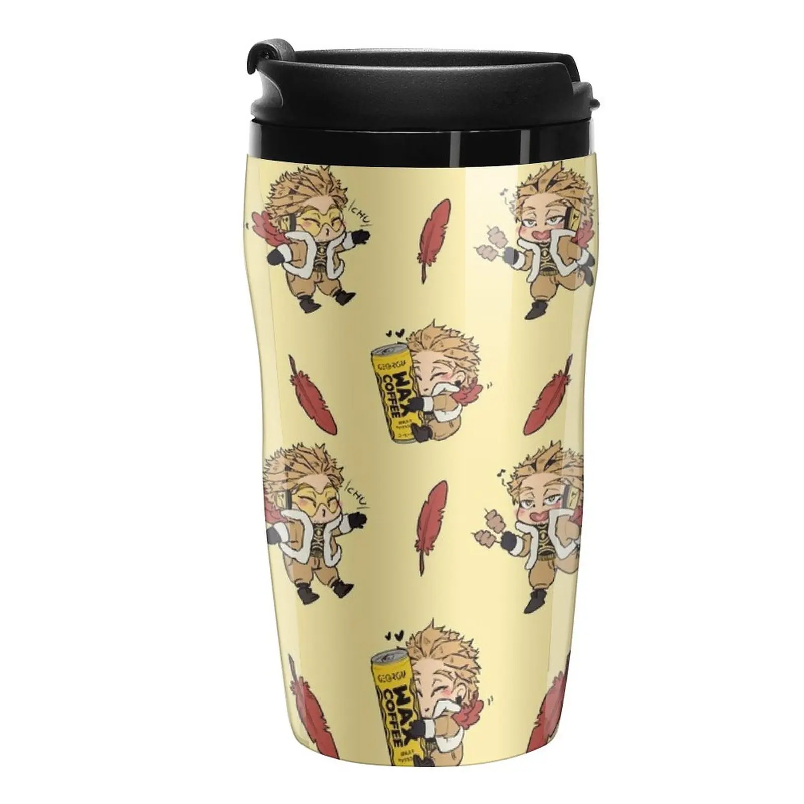 New Chibi Hawks Travel Coffee Mug Large Coffee Cups Coffe Cups Cup For Coffee Coffee Accessory