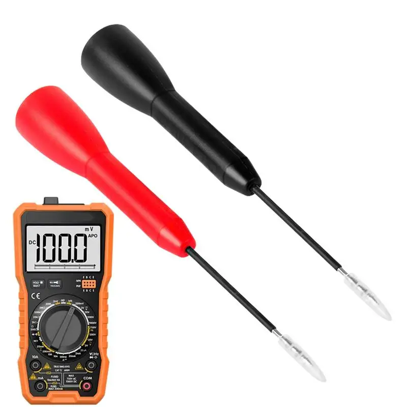 

Multimeter Probe 1mm Stainless Steel Piercing Needle Wire Probes 2pcs Super Tip Test Tips For Multimeters Diagnostic &