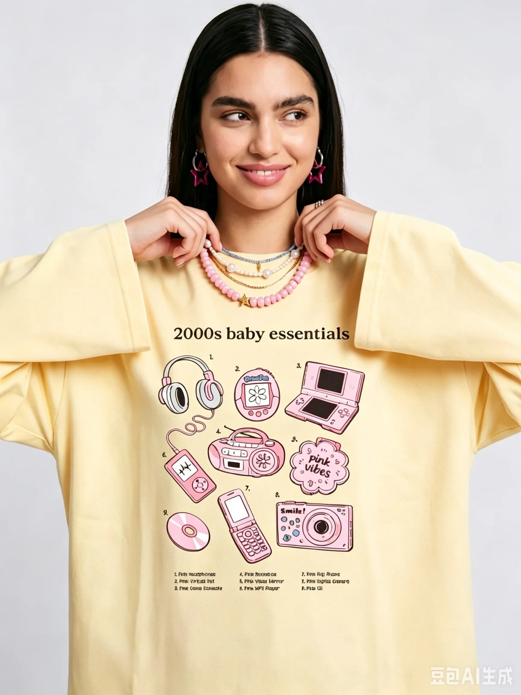 Camiseta Oversized Branca Retr - Ethnic Chic Fashion avaliação e preço