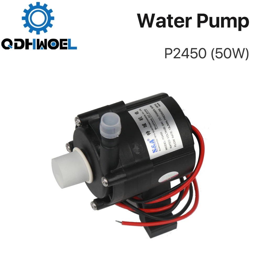 QDHWOEL  Water Pump P2430 P2450 P24100 for S&A Industrial Chiller CW-3000 AG(DG) CW-5000 AH(DH) CW-5200 AI(DI)