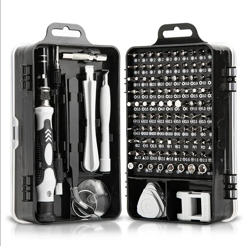 

115 in 1 screwdriver, mobile phone, computer, clock maintenance tool, multi-functional disassembly screwdriver set