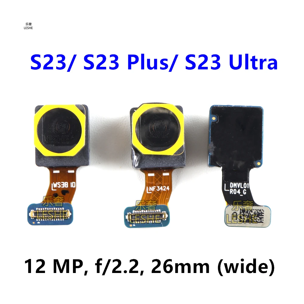 

12 MP Front Facing Camera For Samsung Galaxy S23 Plus Ultra S911 S916 S918 Top Frontal Selfie Camera Repair Part Replacement