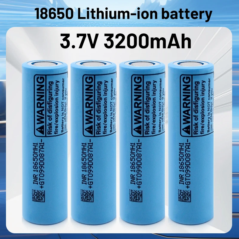 

Литий-ионная аккумуляторная батарея lNR18650, MH1, 3,7 в, 3000 мАч, разряд 20 А, подходит для электронных сигарет, электроинструментов и т. д.
