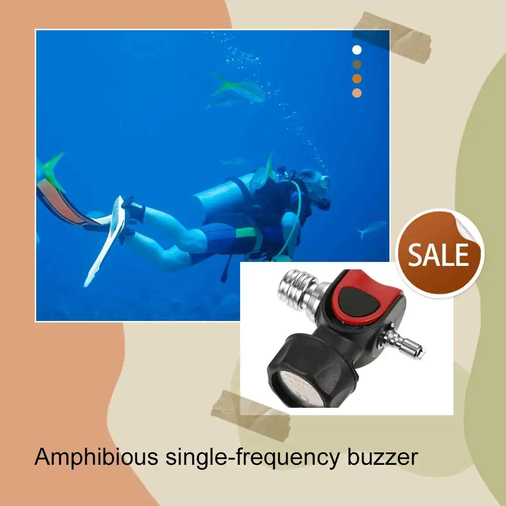 Diving Buzzer Acoustic Generator Noise Maker Speaker Underwater Outdoor