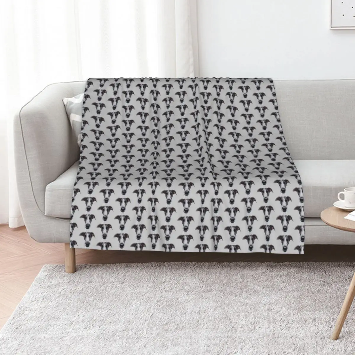 Lurcher, whippet, greyhound, grey Throw Blanket anime Summer Luxury Thicken manga sofa bed funny gift Blankets