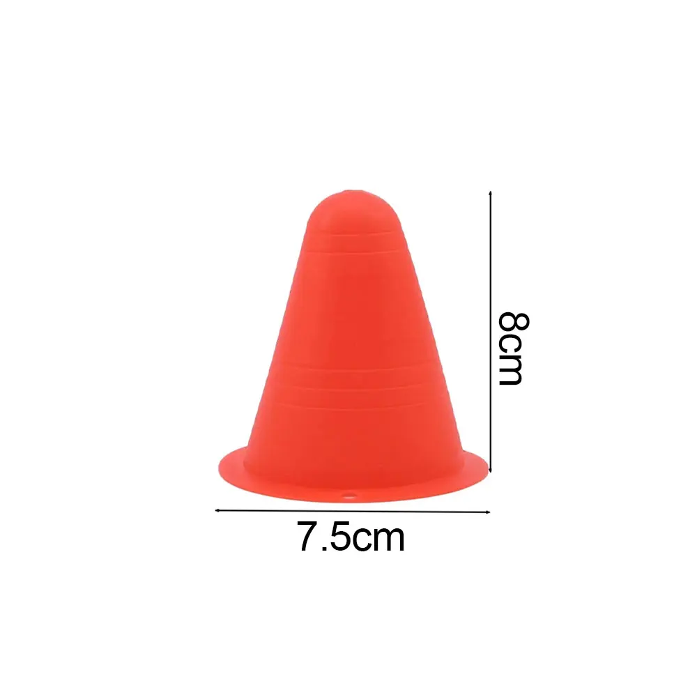 10 قطعة/المجموعة تزلج ماركر التدريب الطريق المخاريط الأسطوانة كرة القدم كرة القدم الرجبي التدريب برج التزلج عقبة الأسطوانة التزلج كومة