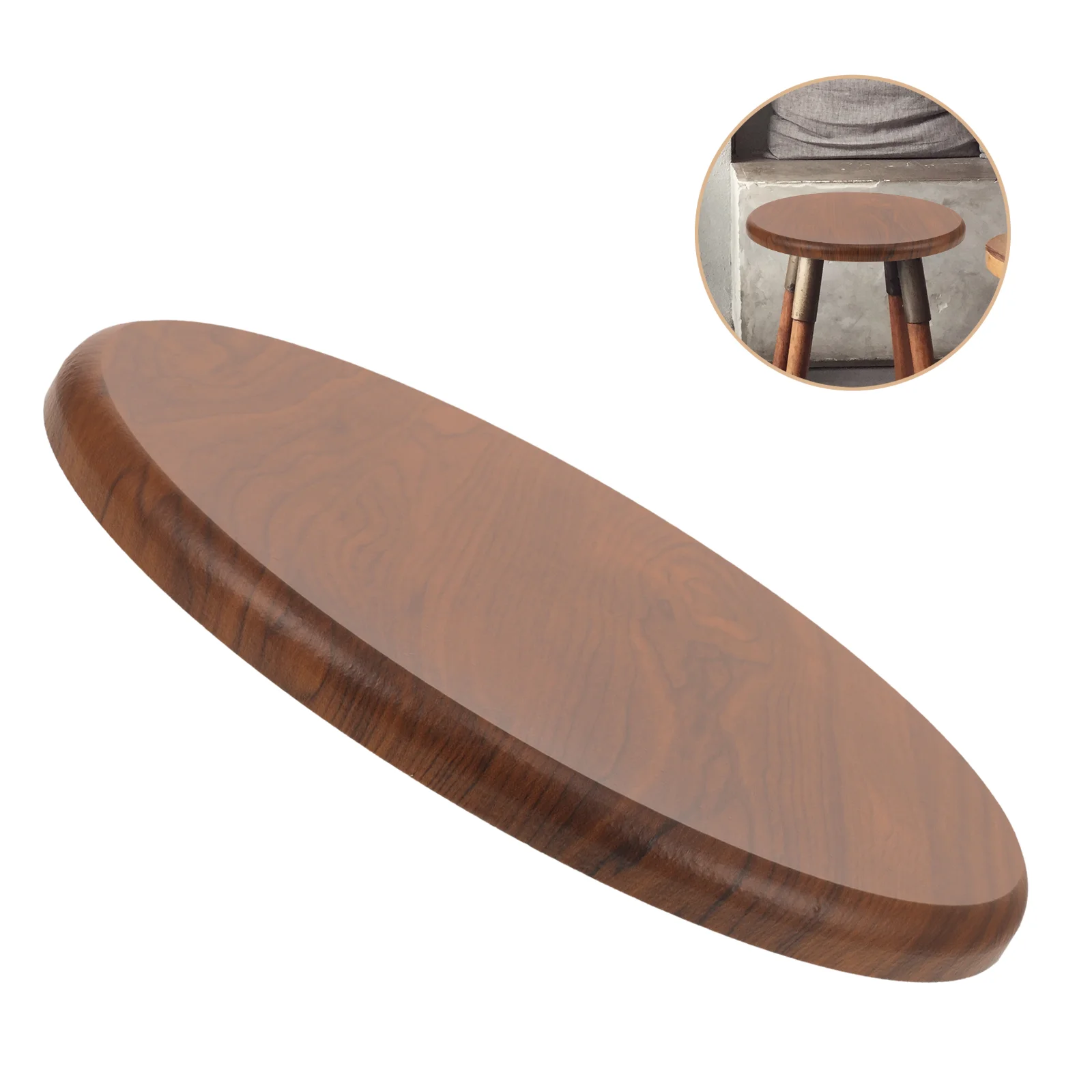 Solid Wood Stool Bar Wooden Seat Replacement Buckle Accessory Chair Circle Round Seating Pad Part