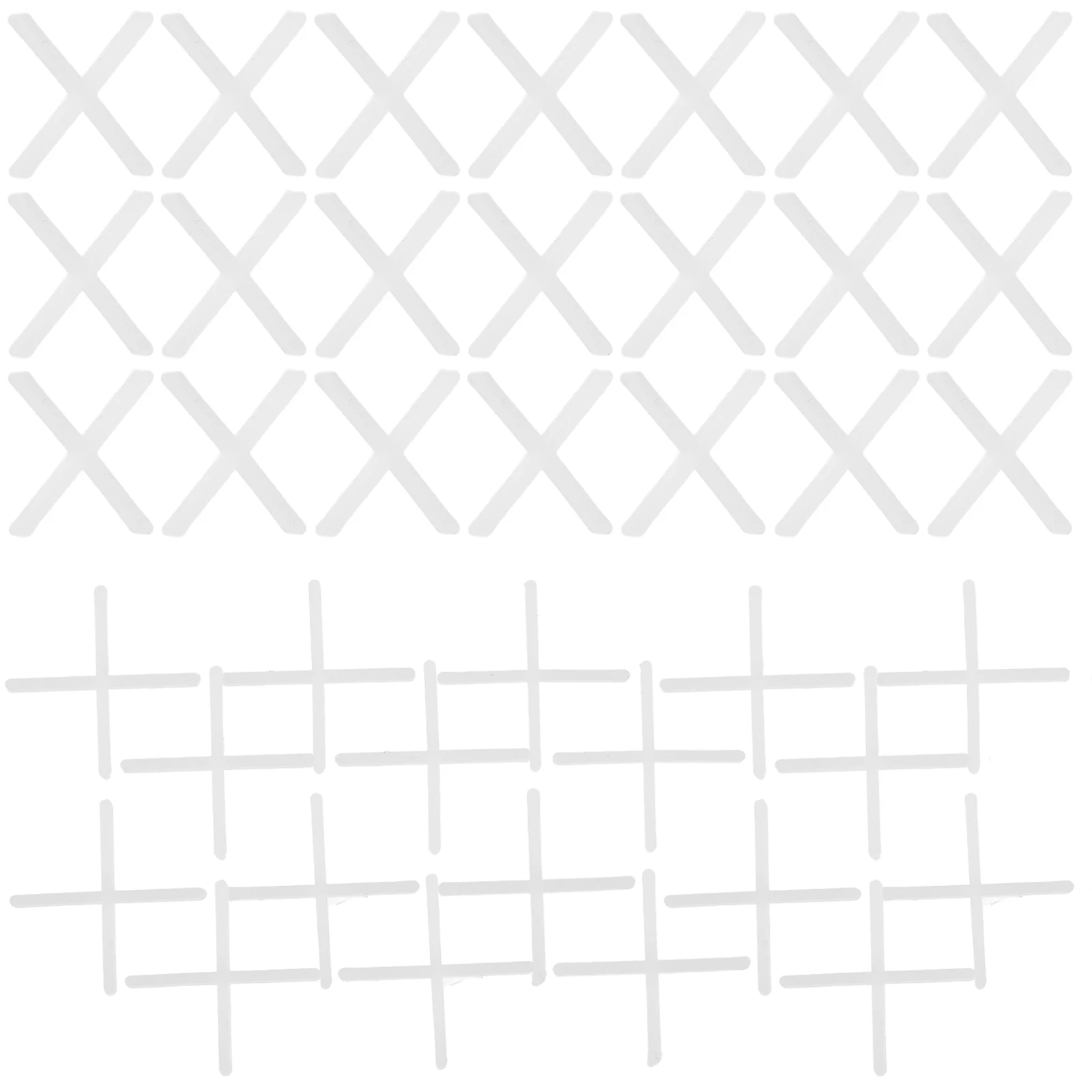 

500pcs Tile Seam Positioner Cross Shaped Spacers for Ceramic Tiles Accurate Positioning Durable PE Material Floor Wall Tiles