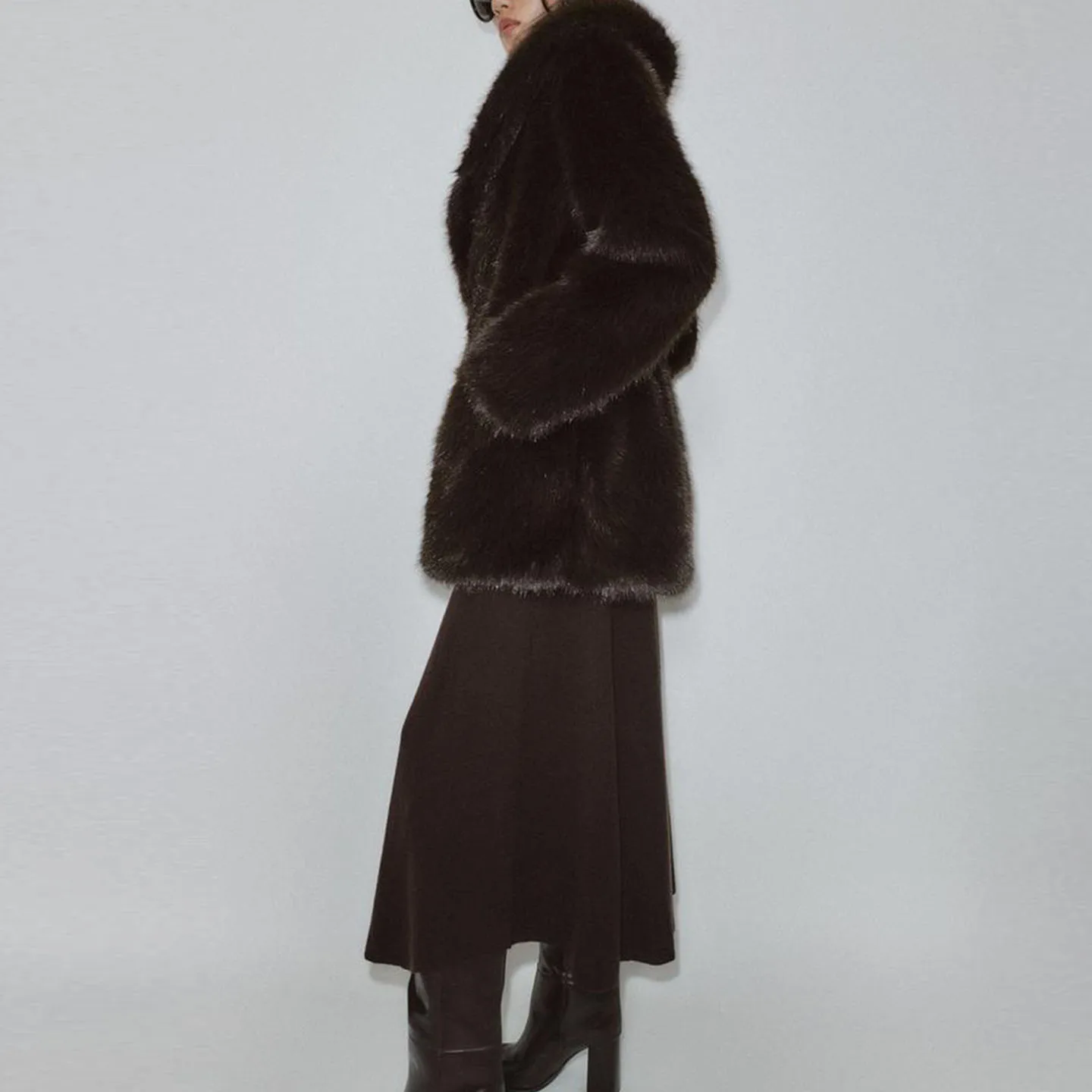 Cappotto con colletto infradito Faionable da donna Autunno 2025 Personali Sle Long Sve Stand Edition Pelle Jaet Z Brand