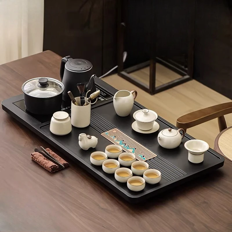 Chinese Kung Fu Tea Tray Decorative Serving Small Vintage Rectangle Tea Tray Ceremony Hospitality Bandejas Home Decorationgs