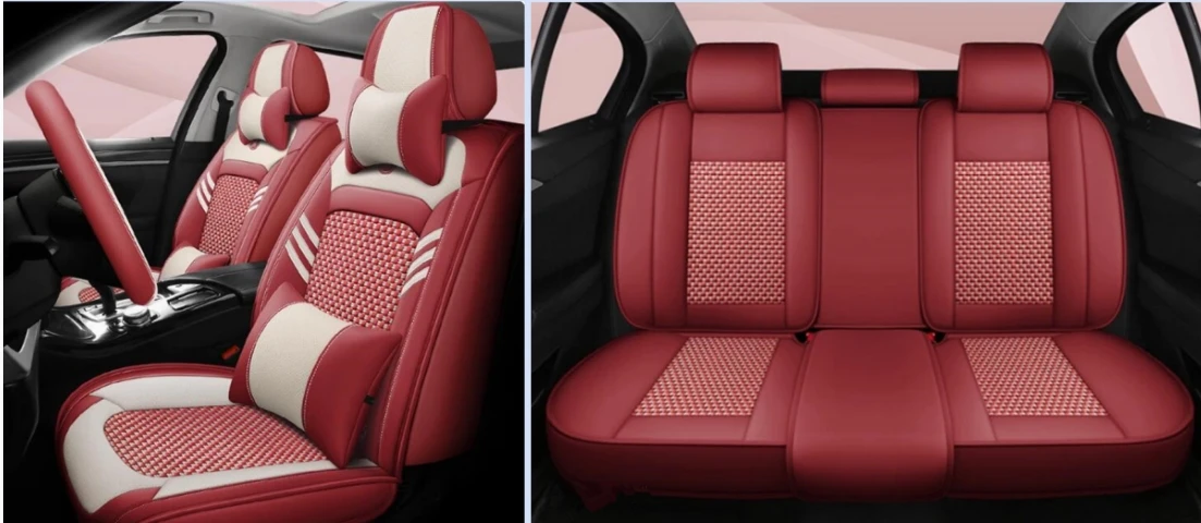 

High quality, Front and back car seat covers + Steering wheel cover for Mazda 6 2024-2011 breathable seat case seat cushion