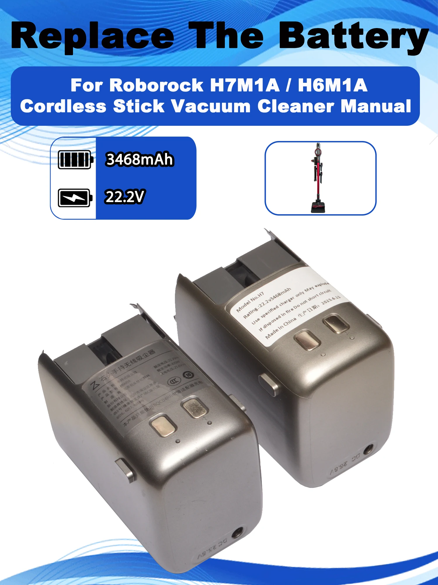 22.2V 3468Mah Repla… - image