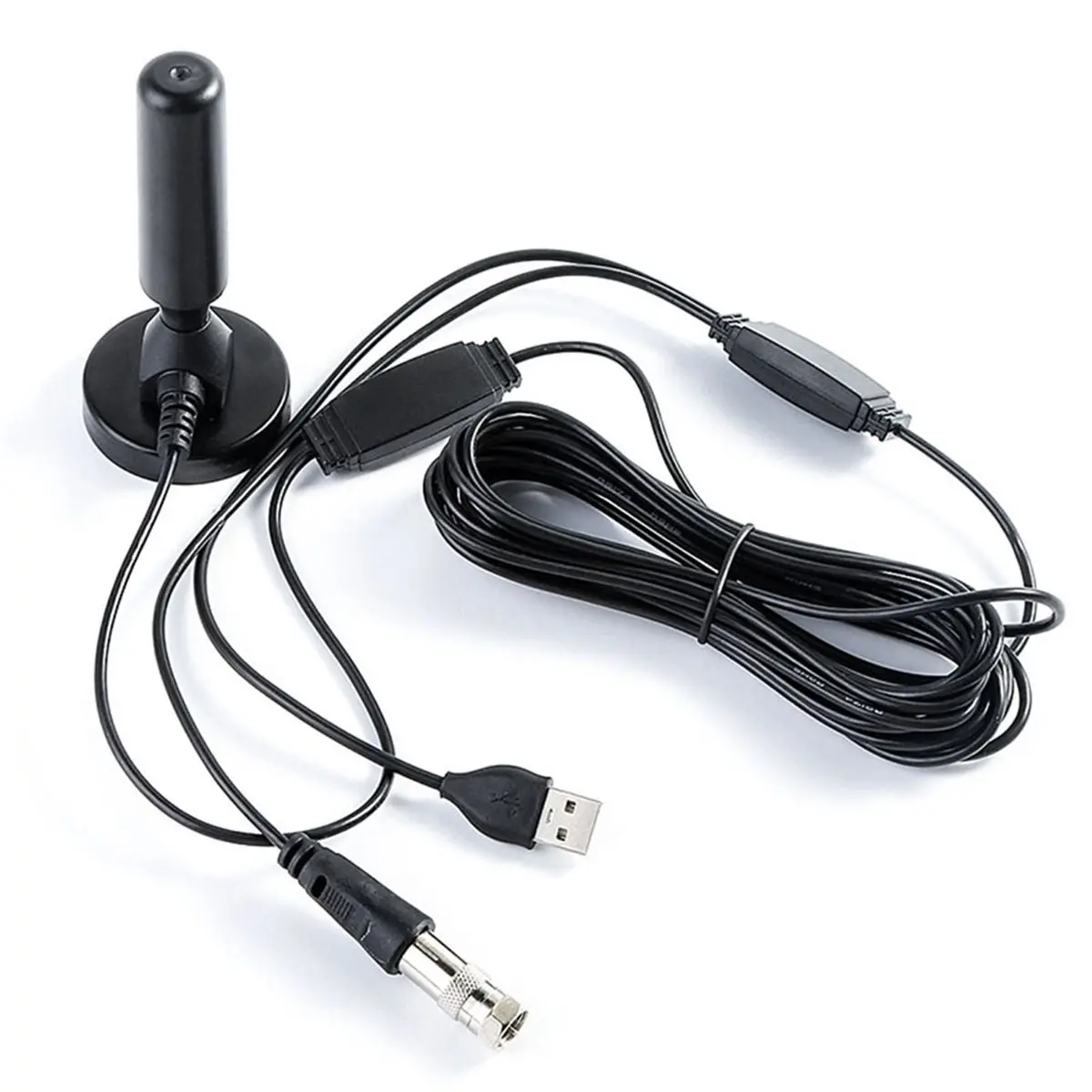 wilwill High-Definition Digital TV Antenna with Dual Amplifiers and High Gain High-Definition Digital DVB-T2 Indoor TV Antenna