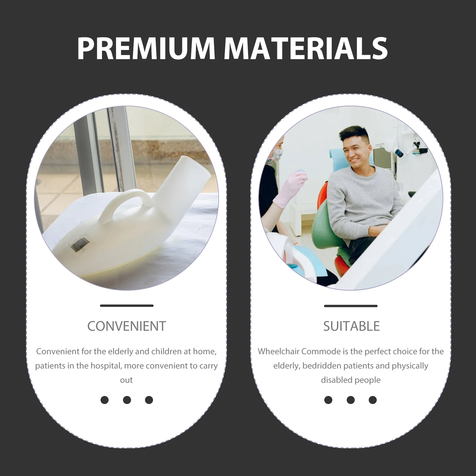 

Portable Commode For Elderly Bedside Toilet Adult Potty Chair Wheelchair Bucket Reusable Urine Basin For Seniors Handicapped