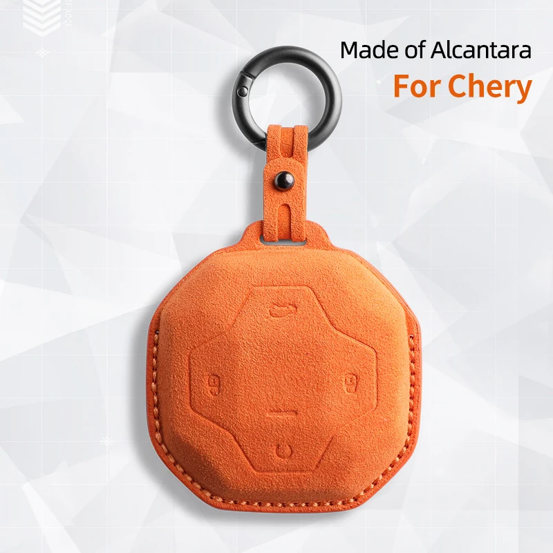Car key protection shell suede For For Chery Jetour Traveler 2023 2024  auto key case cover accessories