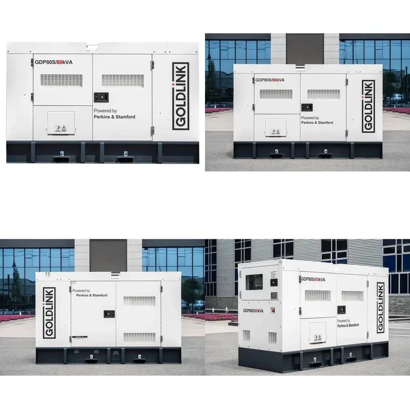 80kVA 64kw Silent Generator Generator with Famous Engine Genset