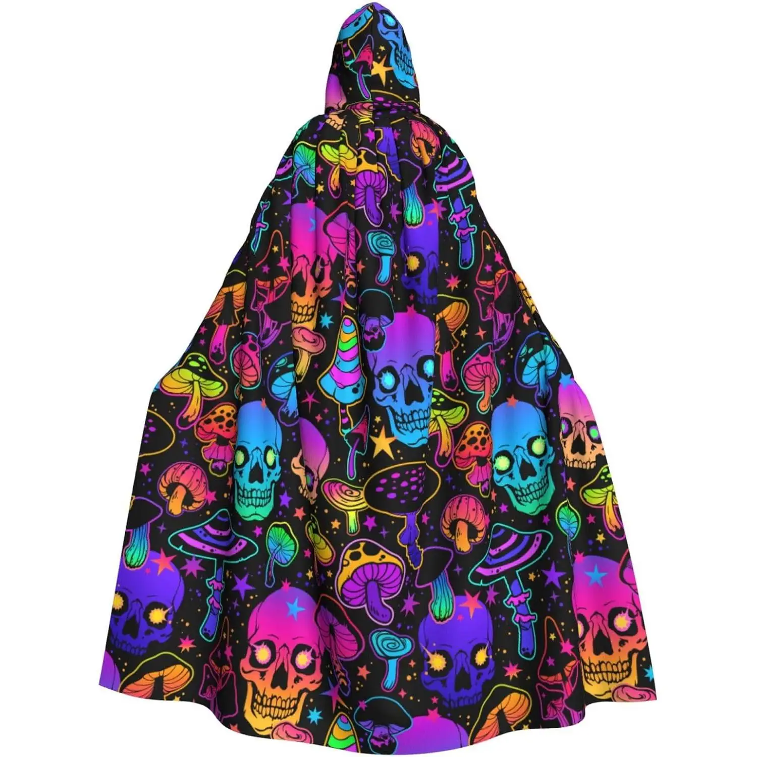 

Unisex Adults Hooded Cloak Cute Pink Ghosts Cape for Halloween Cosplay Costumes keep warm Water Resistant
