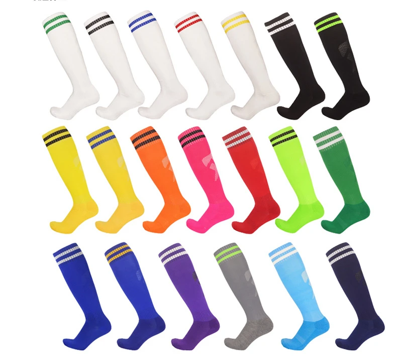 Kids Soccer Socks Boys Girls Men Women Youth Knee High Athletic Sports Football Gym School Team Children Basketball Hiking Socks