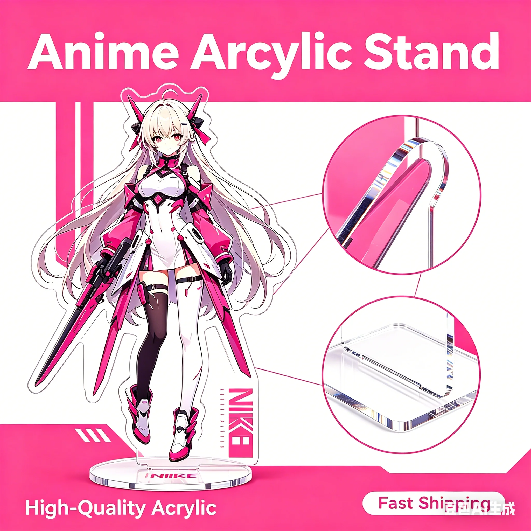 Anime FAIRY TAIL 100 YEARS QUEST 10cm Acrylic Stand Phantom Lord Tabletop Decorations Accessories Decor Gifts Key chain