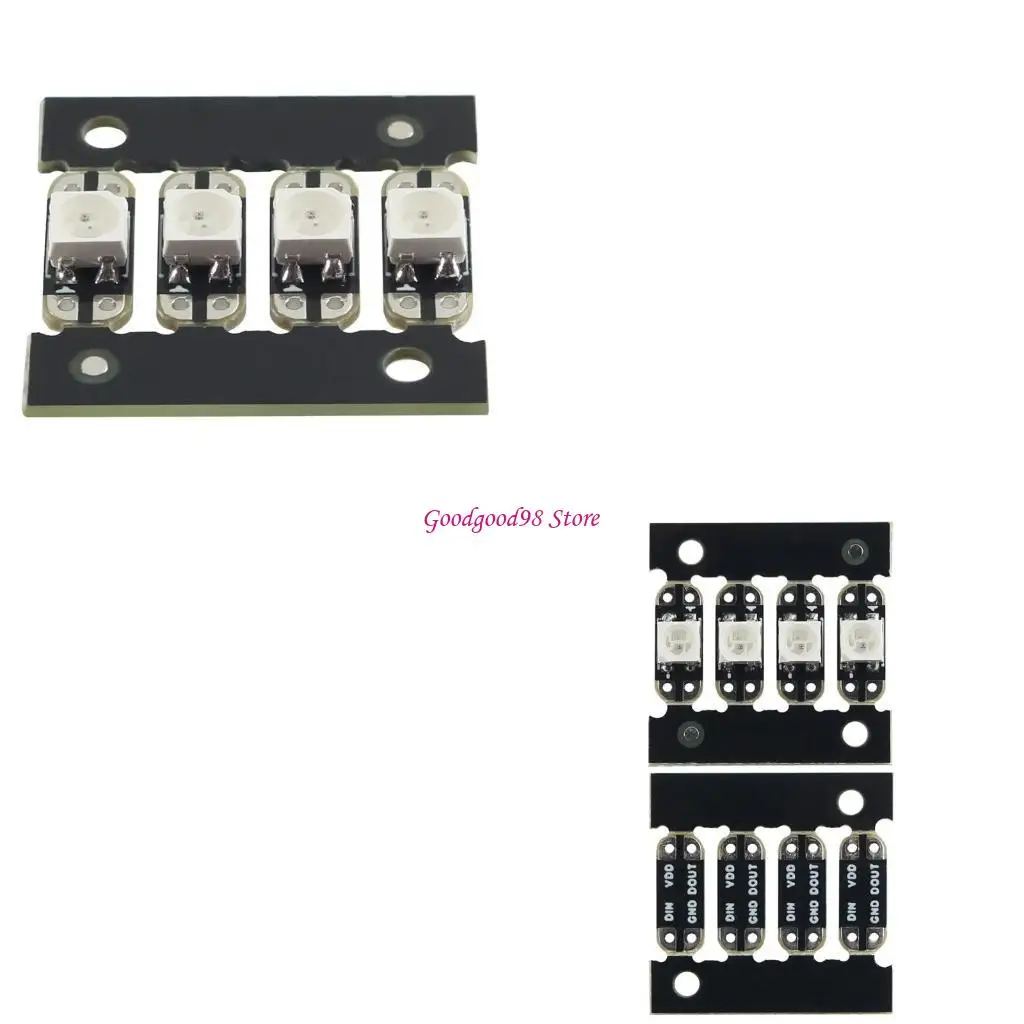 

Sequins with RGB WS2812 3535 Bright RGB LED and 1M 26AWG wire