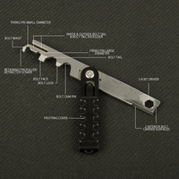 Tactical Steel For AR 15 AR-15 M4 BCG Carbon Removal Tool Bolt Cleaning Kit M16 Rifle Scraper .223/5.56 AVAR15S Gun Accessories