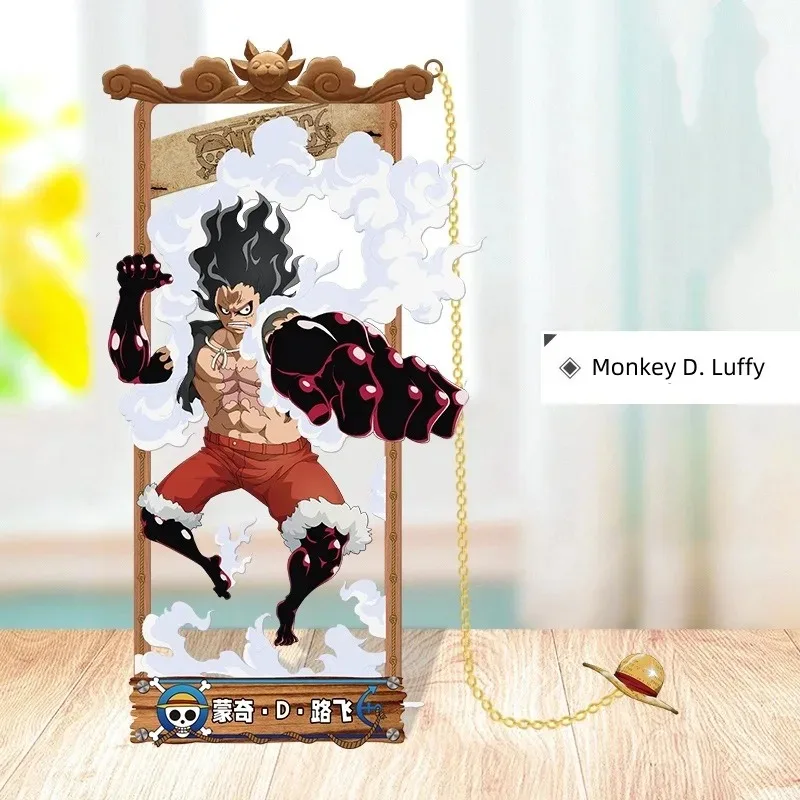 قطعة واحدة لوفي الكرتون المعادن المرجعية أنيمي الشكل زورو سانجي أنيمي القرطاسية تزيين هدية لمحبي الكتاب طالب أنيمي المشجعين #2