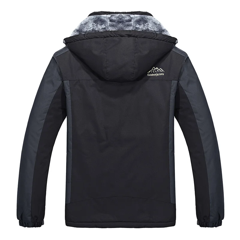 Winter Mannen Warme Outdoor Jassen Mannen Waterdichte Dikke Fleece Jassen Mannen Uitloper Casual Winddicht Parka Jas Mannelijke LZLLTT