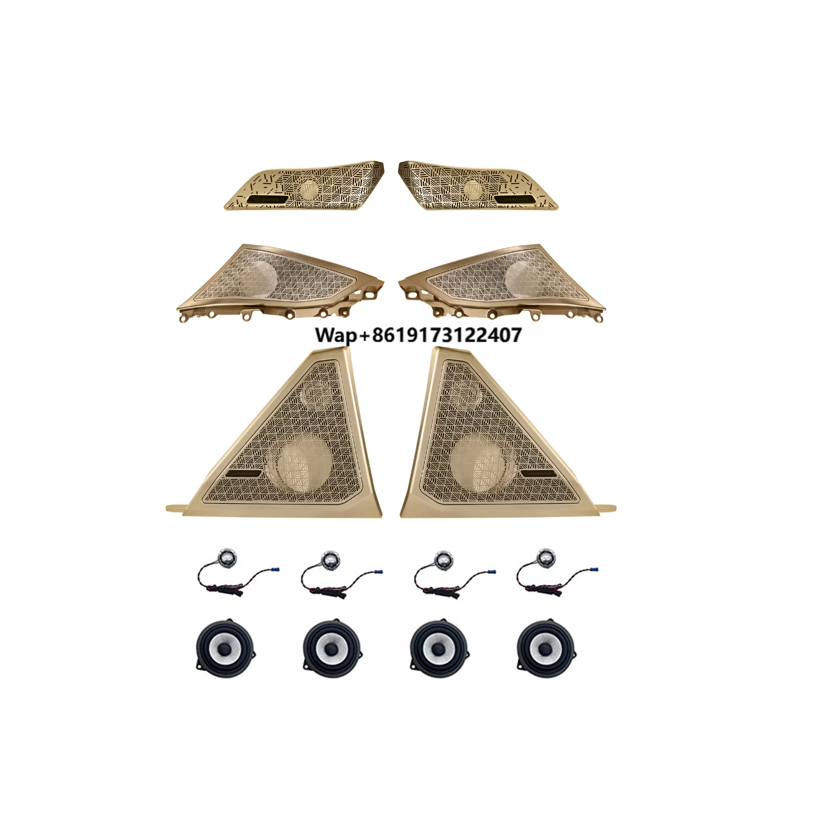 

LED Cover for Door Midrange Tweeter Lossless Sound Quality HiFi Music Stereo Speakers for 5 Series G60 G38 2018-2025