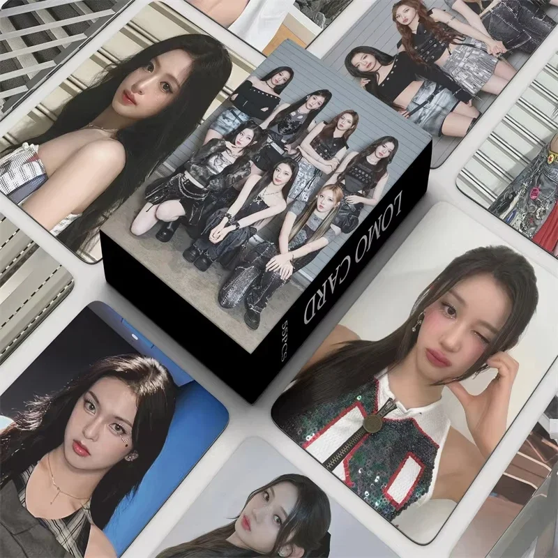 55 pçs babymonster ídolo novo álbum para sempre hd impresso photocards haram rora asa ruka ahyeon lomo cartões fãs série presentes